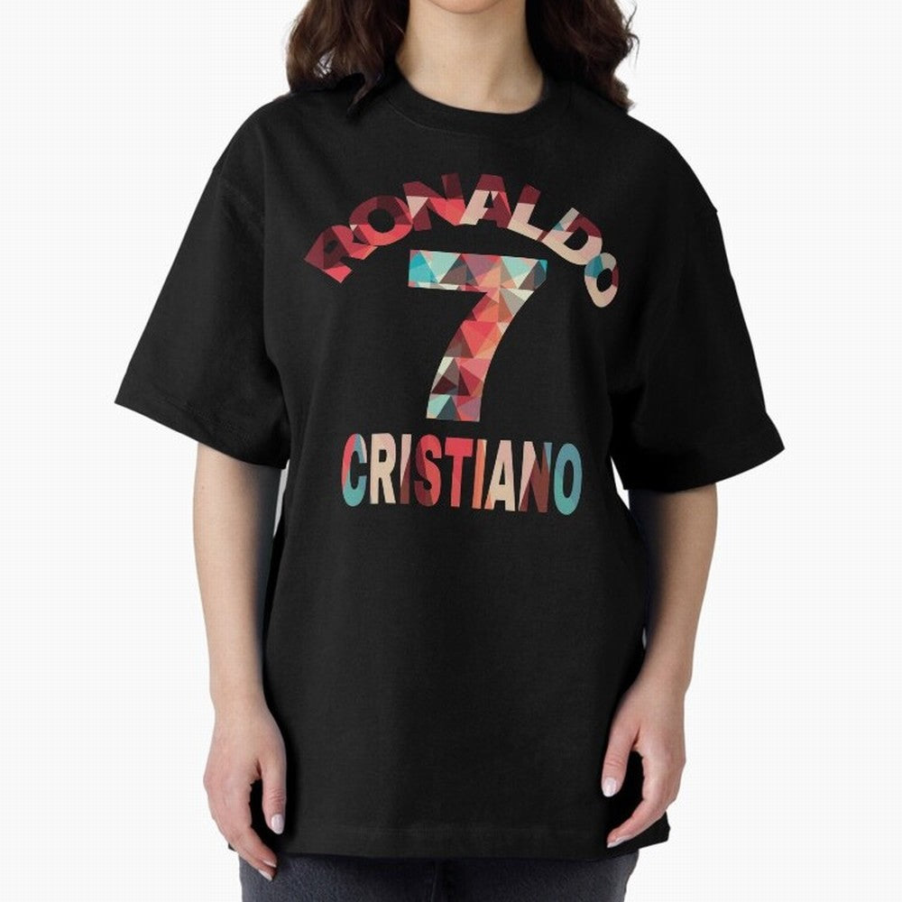 Cristiano Ronaldo Manchester United Oversized T-Shirt Celebrate Golden Goal Energy in the FIFA World Cup 2026 Group Stage Journey through Haaland and Mbappe Highlights, Netherlands Pride, Classic Soccer Heritage, Championship Pressure, Fan Loyalty