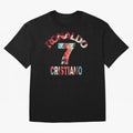 Cristiano Ronaldo Manchester United Oversized T-Shirt Celebrate Golden Goal Energy in the FIFA World Cup 2026 Group Stage Journey through Haaland and Mbappe Highlights, Netherlands Pride, Classic Soccer Heritage, Championship Pressure, Fan Loyalty