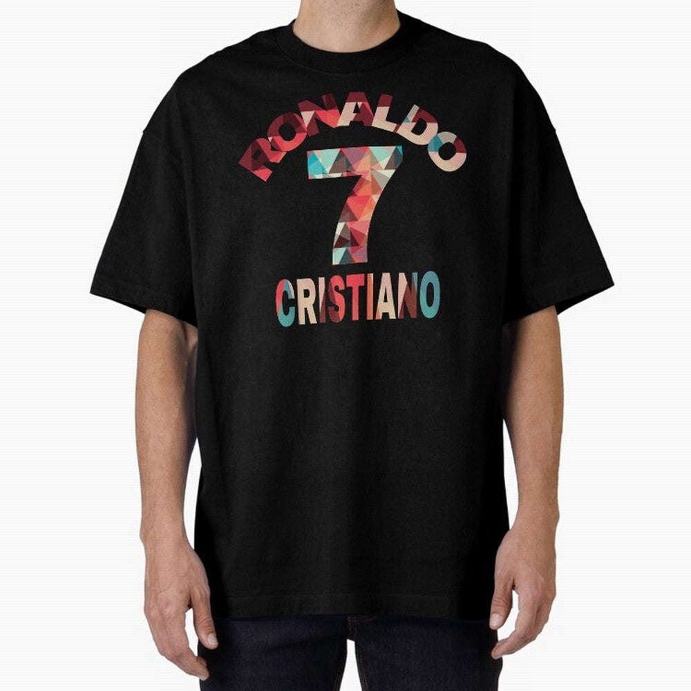 Cristiano Ronaldo Manchester United Oversized T-Shirt Celebrate Golden Goal Energy in the FIFA World Cup 2026 Group Stage Journey through Haaland and Mbappe Highlights, Netherlands Pride, Classic Soccer Heritage, Championship Pressure, Fan Loyalty