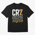 CR7 legend gold Oversized T-Shirt Capture Stadium Memories from FIFA World Cup 2026 for Fans of Haaland and Mbappe and England, France and Netherlands, Bringing Tournament Hype, Historic Matchups, Family Viewing Parties and Global Sports Pride;