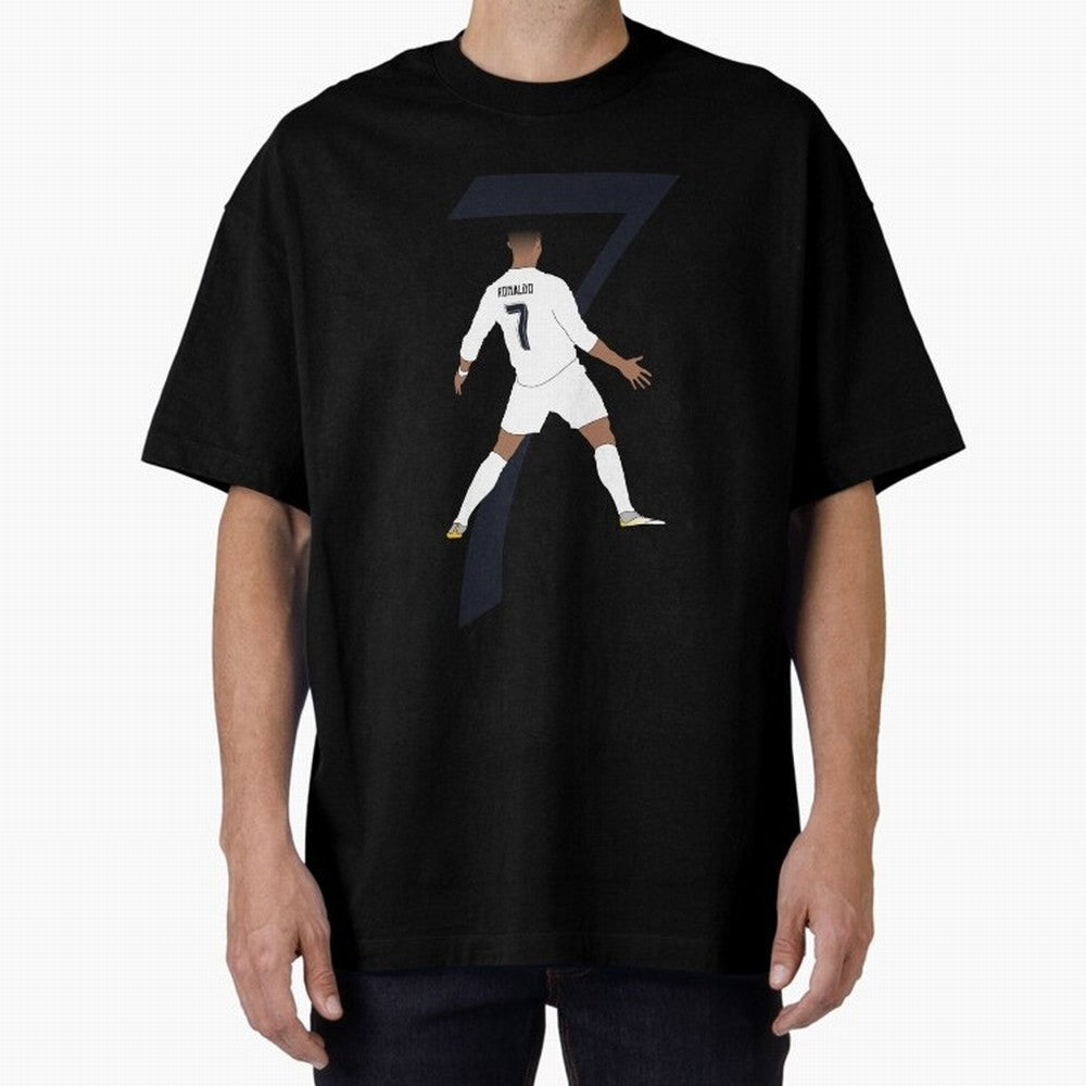 Cristiano Ronaldo #7 Oversized T-Shirt Bring Global Football Passion for FIFA World Cup 2026 Group Stage, Capturing Messi and Cristiano Ronaldo, Portugal, Spain and Germany, Supporter Pride, Iconic Celebrations, Legendary Names and Global Match Day