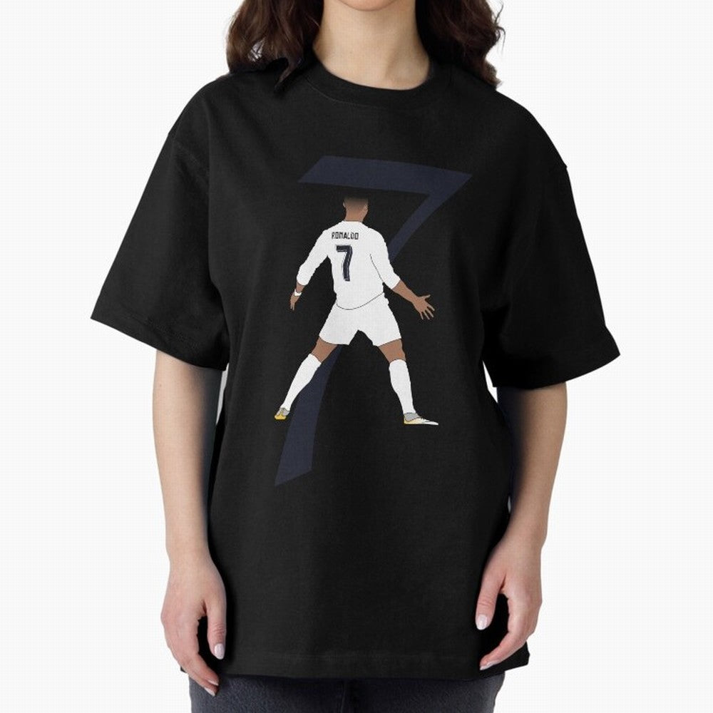 Cristiano Ronaldo #7 Oversized T-Shirt Bring Global Football Passion for FIFA World Cup 2026 Group Stage, Capturing Messi and Cristiano Ronaldo, Portugal, Spain and Germany, Supporter Pride, Iconic Celebrations, Legendary Names and Global Match Day