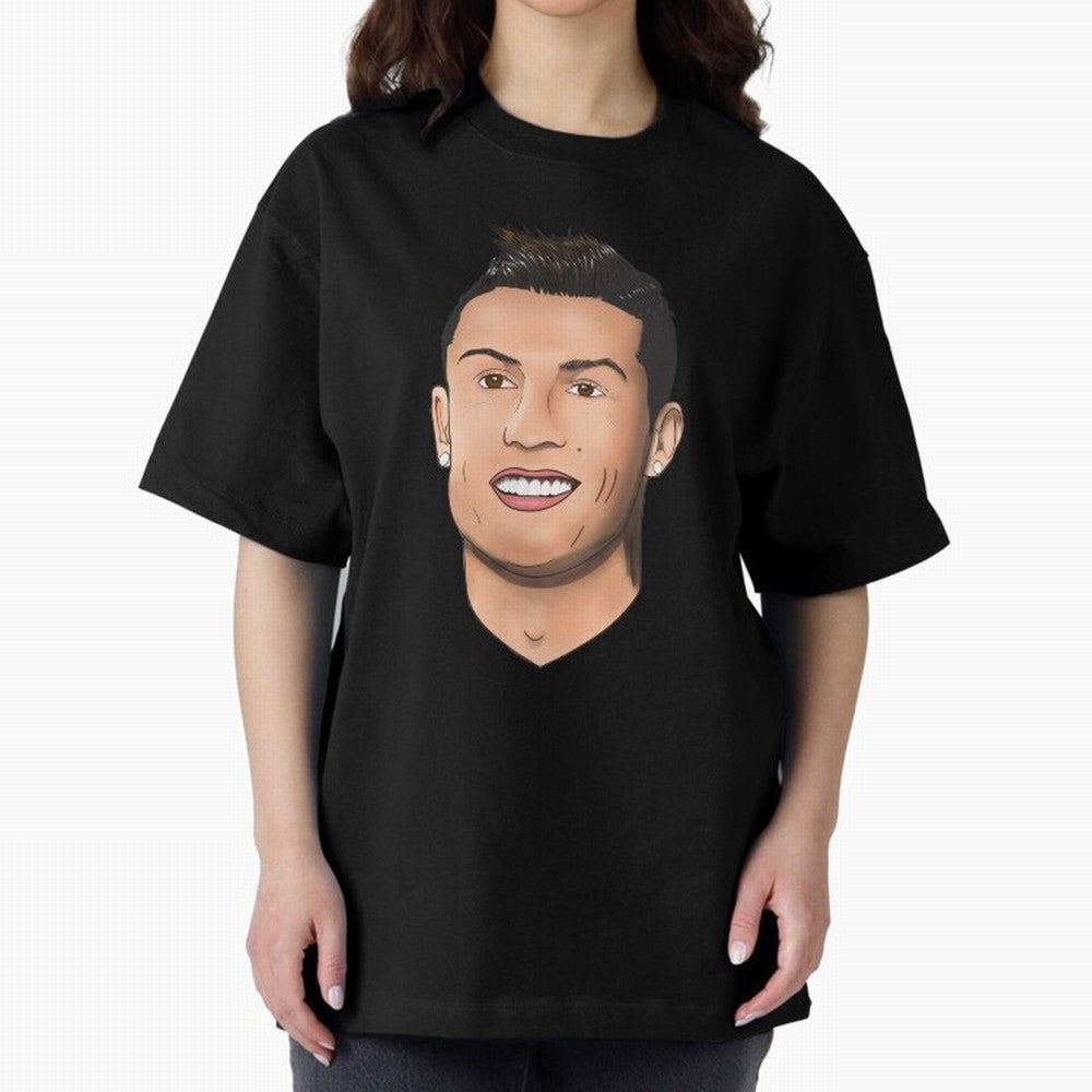Cristiano Ronaldo Oversized T-Shirt Celebrate Global Football Passion for FIFA World Cup 2026 Group Stage, Driven by Messi, CR7 and Mbappe, Portugal, Stadium Memories, Football Loyalty, International Chants and Championship Tradition; Great for