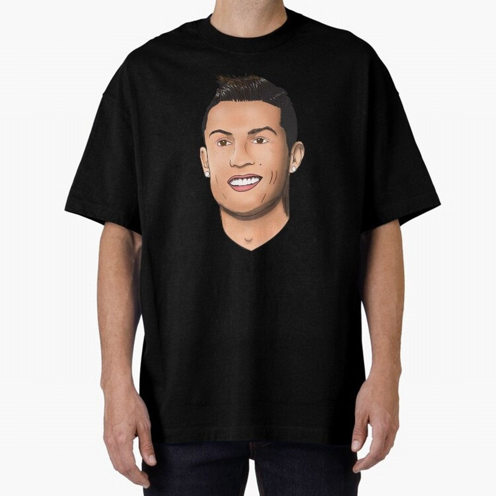 Cristiano Ronaldo Oversized T-Shirt Celebrate Global Football Passion for FIFA World Cup 2026 Group Stage, Driven by Messi, CR7 and Mbappe, Portugal, Stadium Memories, Football Loyalty, International Chants and Championship Tradition; Great for