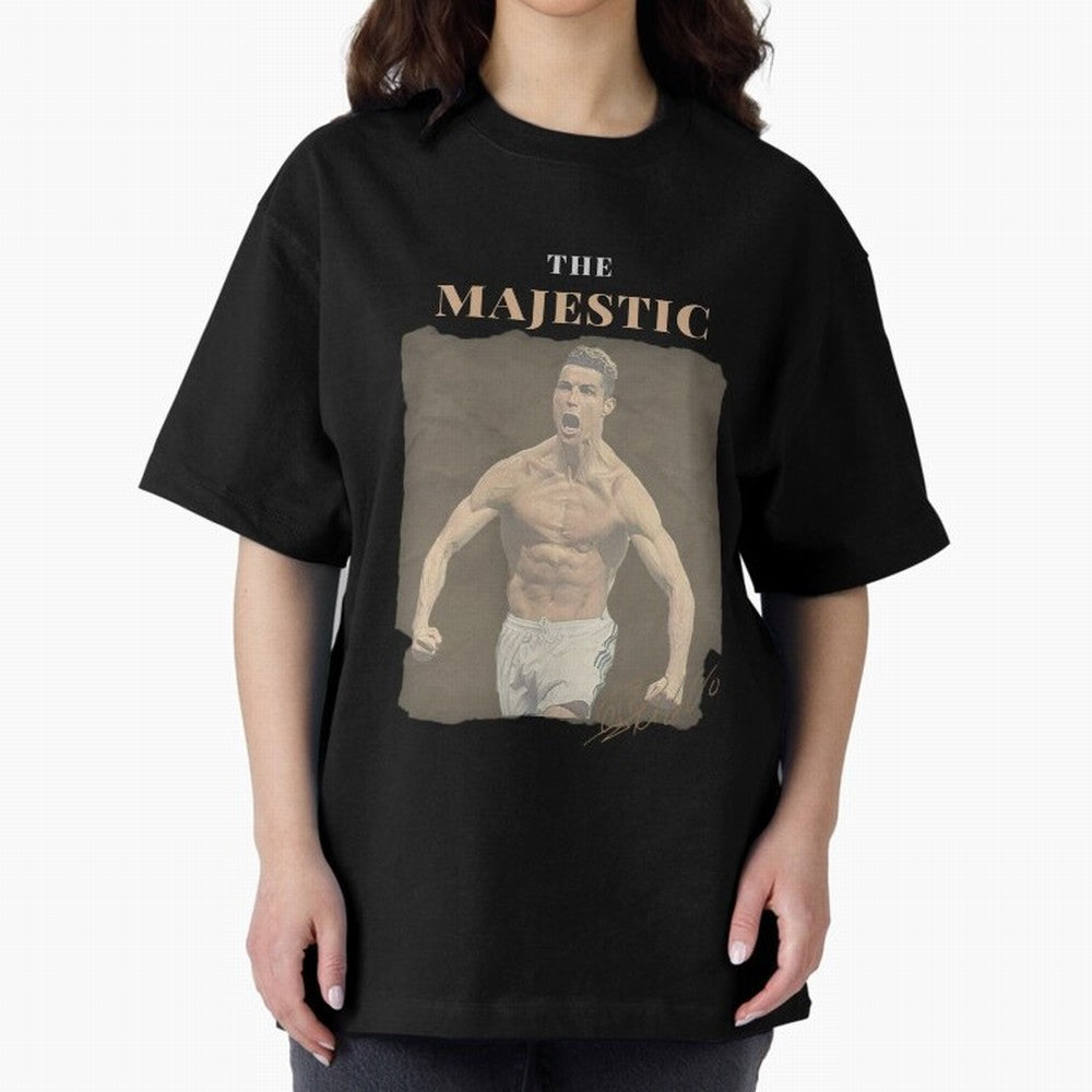 Siuuu CR7 Cristiano Ronaldo Oversized T-Shirt Show Love for Legendary Goals in FIFA World Cup 2026 USA Canada Mexico Spirit, with Argentina, Messi, Stadium Chants, National Pride, Trophy Dreams and Unforgettable Football Memories; Perfect for
