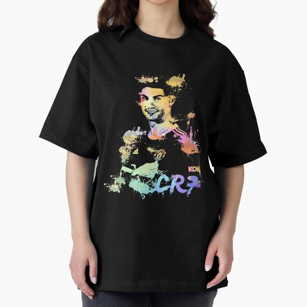 Cristiano Ronaldo Cristiano Ronaldoooo Oversized T-Shirt Keep Football History Alive during the FIFA World Cup 2026 USA Canada Mexico Journey through Neymar, Haaland and Cristiano Ronaldo Highlights, Argentina and Brazil Pride, Stadium Chants,