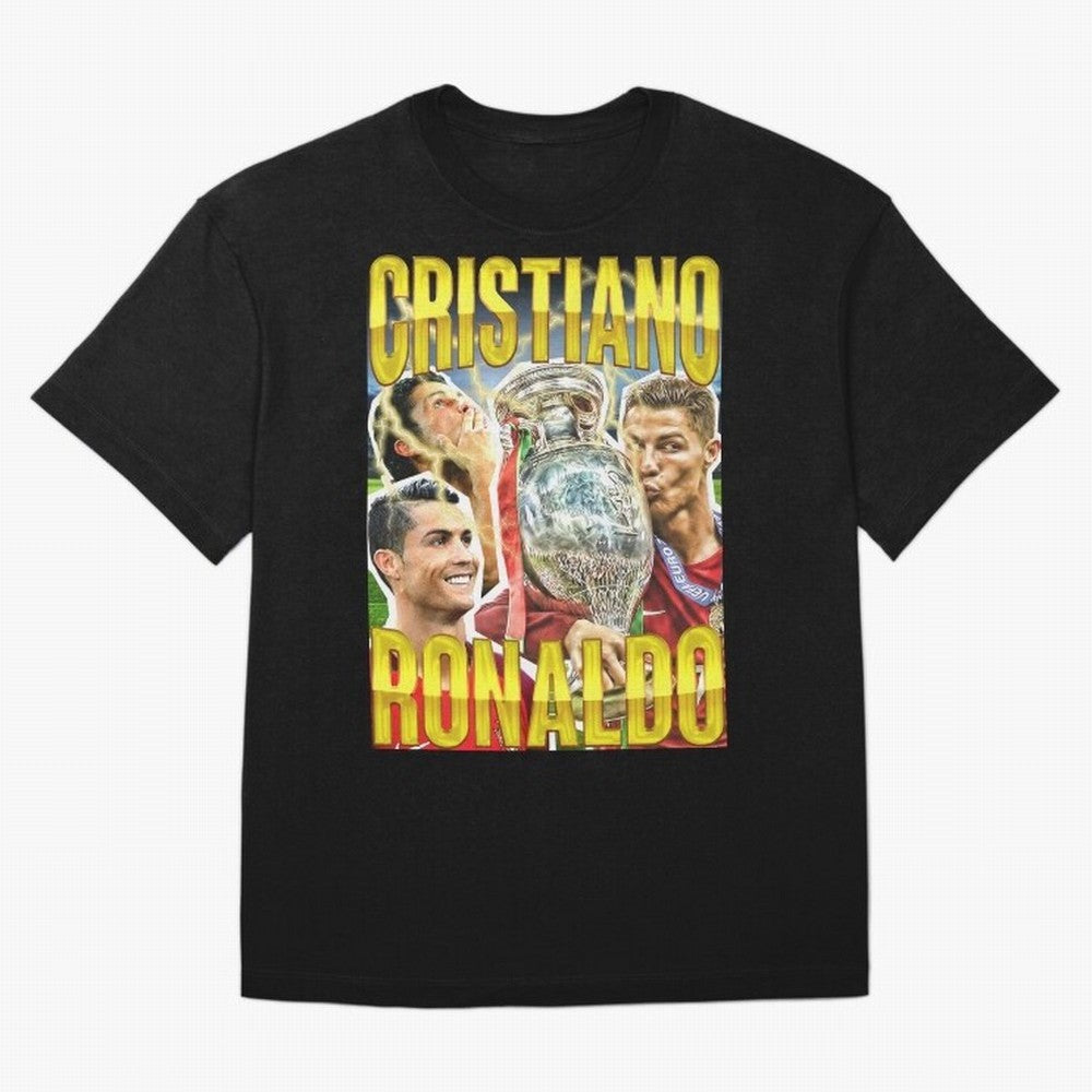 Cristiano Ronaldo CR7 SIUUU El Bicho Vintage Retro Design Oversized T-Shirt Make Every Match About the FIFA World Cup 2026 Journey through Mbappe Highlights, France and Portugal Pride, Stadium Chants, National Pride, Trophy Dreams and Unforgettable