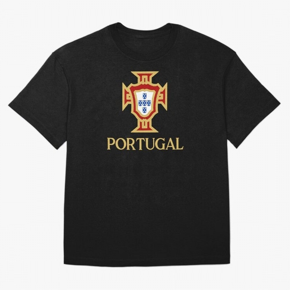 Portugal Gold Alt 3 Oversized T-Shirt Make Your Look Match Match Day Hype around FIFA World Cup 2026 USA Canada Mexico, Neymar, England, Football Festival Excitement, Trophy Ambitions, Country Rivalries and Star Player Buzz; Made for Collectors Who