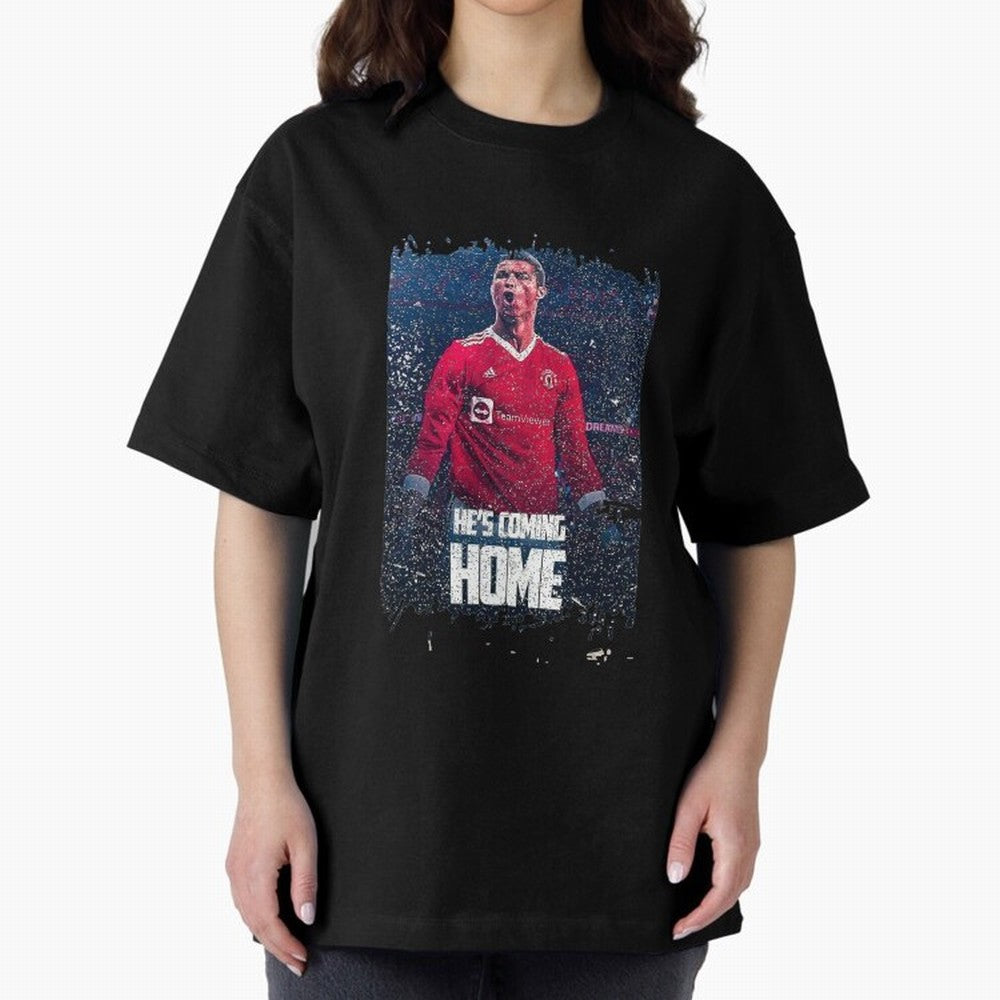 Cristiano Ronaldo Cristiano Ronaldoo Oversized T-Shirt Show Match Day Excitement for Match Day Hype around FIFA World Cup 2026, Mbappe and Neymar, Argentina and Brazil, Game Day Rituals, Football Legends, Country Pride and the Road to the Final;