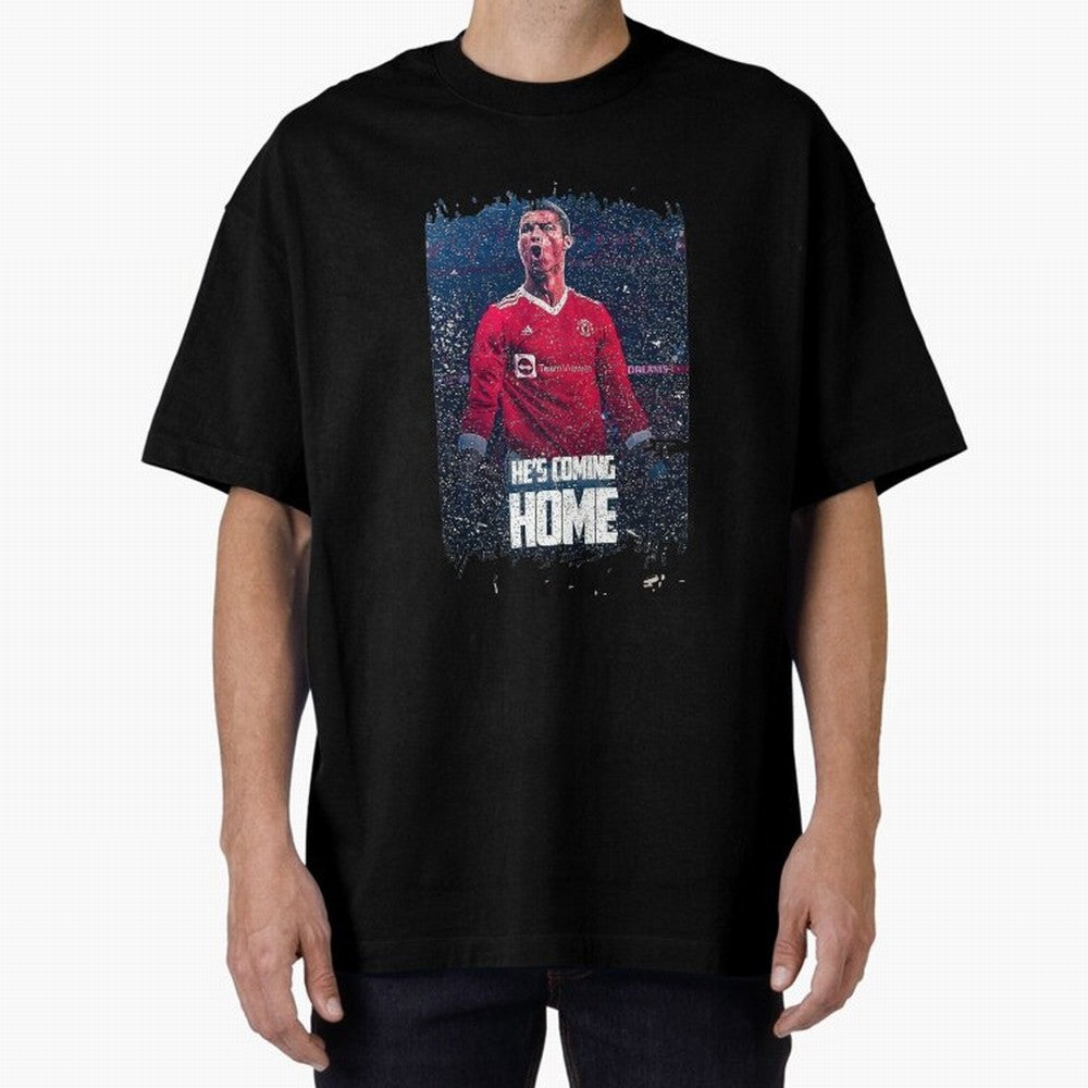 Cristiano Ronaldo Cristiano Ronaldoo Oversized T-Shirt Show Match Day Excitement for Match Day Hype around FIFA World Cup 2026, Mbappe and Neymar, Argentina and Brazil, Game Day Rituals, Football Legends, Country Pride and the Road to the Final;