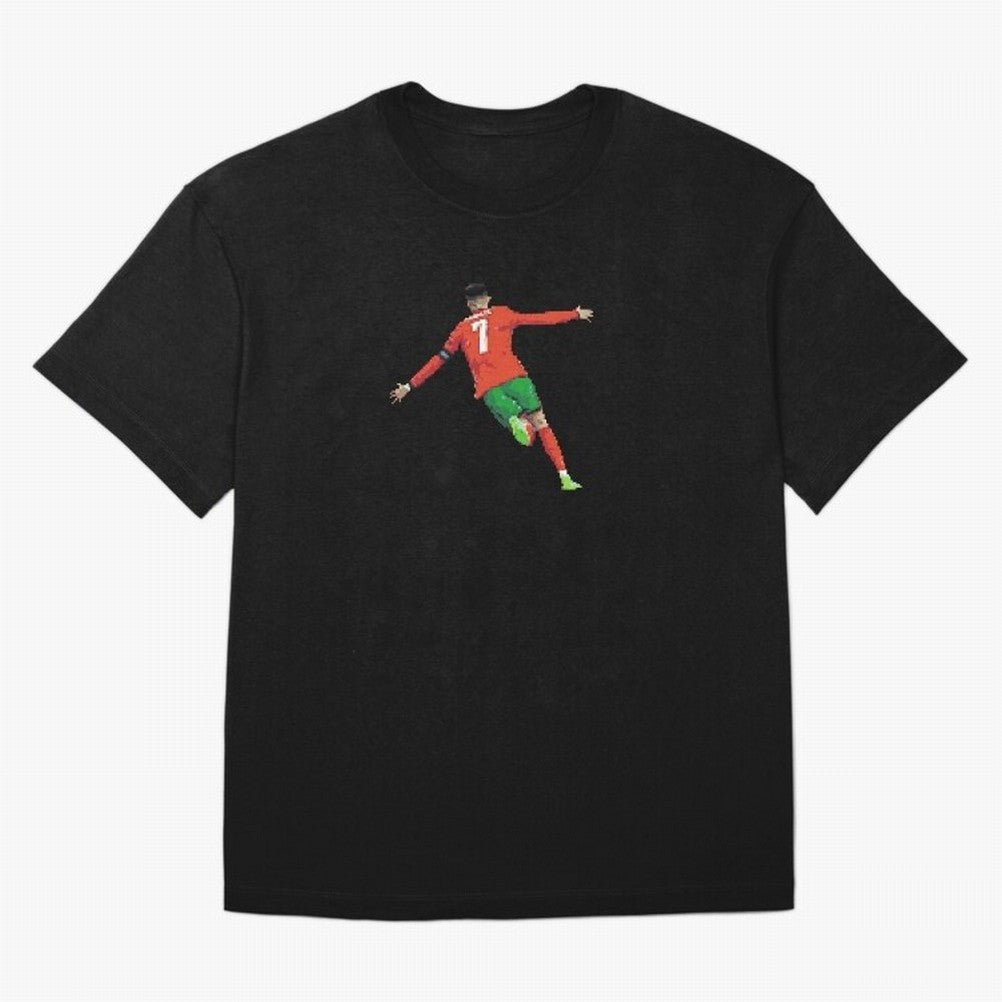 Cristiano Ronaldo Oversized T-Shirt Celebrate the Road through FIFA World Cup 2026 Group Stage Spirit, Driven by France, Messi, Fan Favorite Moments, National Team Passion, Big Match Drama and Soccer History; Perfect for Supporters Who Want Bold