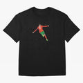 Cristiano Ronaldo Oversized T-Shirt Celebrate the Road through FIFA World Cup 2026 Group Stage Spirit, Driven by France, Messi, Fan Favorite Moments, National Team Passion, Big Match Drama and Soccer History; Perfect for Supporters Who Want Bold