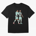 Cristiano Ronaldo & Bruno Fernandes Portugal Oversized T-Shirt Relive the Noise and Pride of the FIFA World Cup 2026 USA Canada Mexico Journey through Neymar Highlights, England Pride, Match Day Excitement, Supporter Culture, Golden Goals and