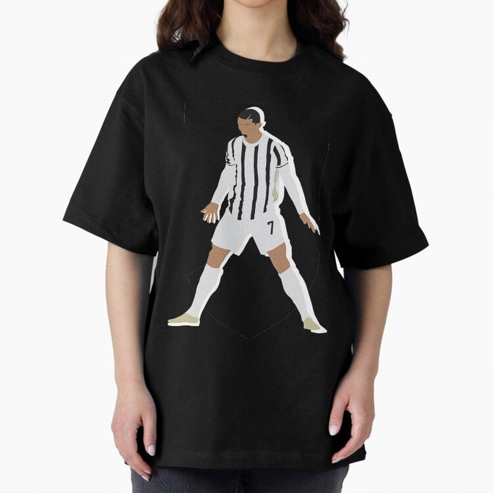 Cristiano Ronaldo 3 Oversized T-Shirt Support the Legends of FIFA World Cup 2026 Group Stage Spirit, Capturing France, Messi, CR7 and Mbappe, Worldwide Fan Energy, Dramatic Goals, Stadium Lights and Championship Celebrations; Perfect for People Who