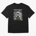 Cristiano Ronaldo Stats Oversized T-Shirt Celebrate the Road through FIFA World Cup 2026 Group Stage for Fans of CR7 and Messi and France and Portugal, Bringing Vintage Soccer Flavor, Modern Football Stars, National Flags and Final Night Emotion;
