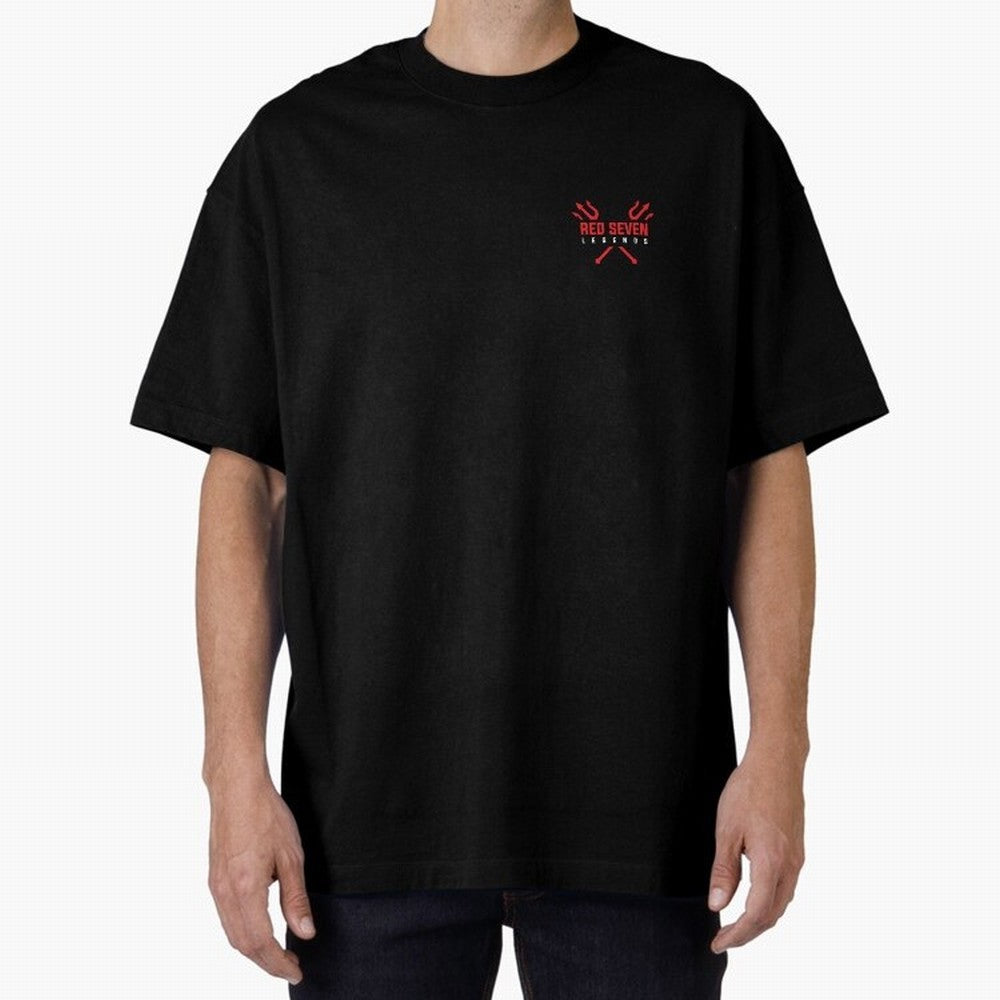 Red Seven Legends - Man Utd Oversized T-Shirt Carry Match Day Hype around FIFA World Cup 2026 Group Stage, Mbappe and Neymar, Brazil, Portugal and Argentina, Tournament Hype, Historic Matchups, Family Viewing Parties and Global Sports Pride;