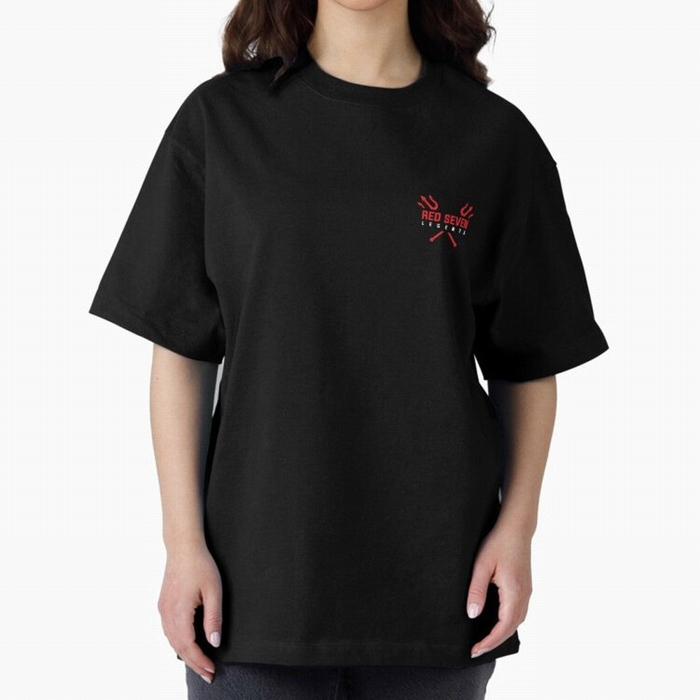 Red Seven Legends - Man Utd Oversized T-Shirt Carry Match Day Hype around FIFA World Cup 2026 Group Stage, Mbappe and Neymar, Brazil, Portugal and Argentina, Tournament Hype, Historic Matchups, Family Viewing Parties and Global Sports Pride;
