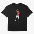 Cristiano Ronaldo 4 Oversized T-Shirt Bring Trophy Dreams to FIFA World Cup 2026 USA Canada Mexico for Fans of Mbappe and Germany, Bringing Champion Mindset, Group Stage Buzz, Knockout Tension and Passionate Fan Culture; Perfect for Fans,
