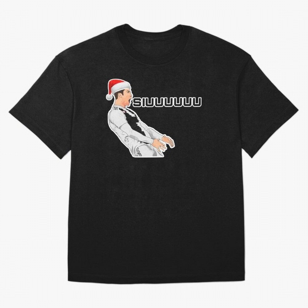 Siuuu Cristiano ronaldo funny Oversized T-Shirt Capture Stadium Memories from Match Day Hype around FIFA World Cup 2026, CR7, France, Championship Spirit, Famous Goals, Roaring Crowds and International Football Unity; Ideal for Fans Who Follow