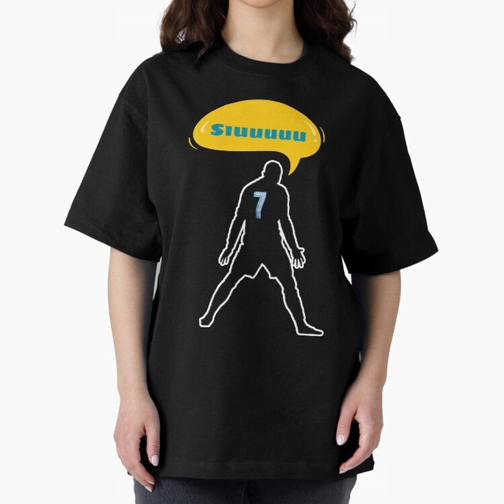 Siuuu Cristiano ronaldo goal Oversized T-Shirt Create the FIFA World Cup 2026 Group Stage Journey through Cristiano Ronaldo Highlights, Brazil Pride, Stadium Memories, Football Loyalty, International Chants and Championship Tradition; Perfect for