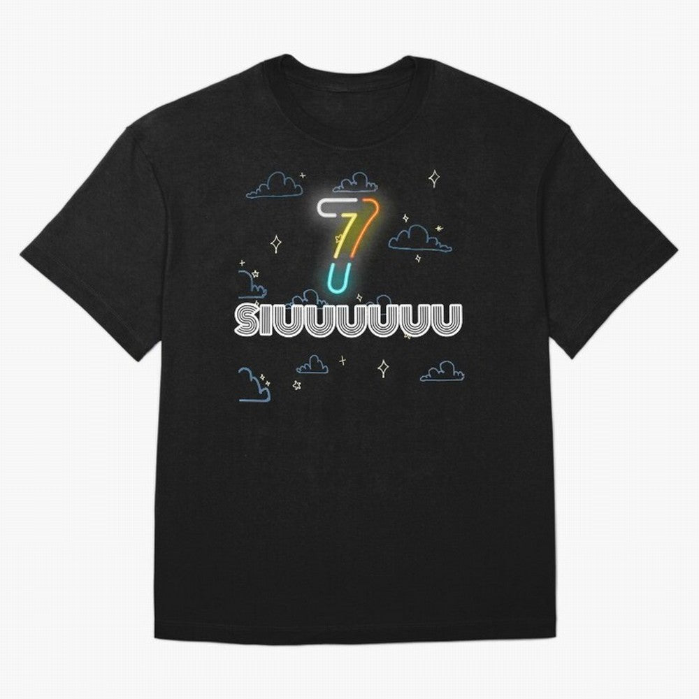 Siuuuuuu 7 CR7 goal funny Oversized T-Shirt Treasure FIFA World Cup 2026 USA Canada Mexico Celebrating CR7 and Messi, France Energy, Stadium Chants, National Pride, Trophy Dreams and Unforgettable Football Memories; Perfect for People Who Love