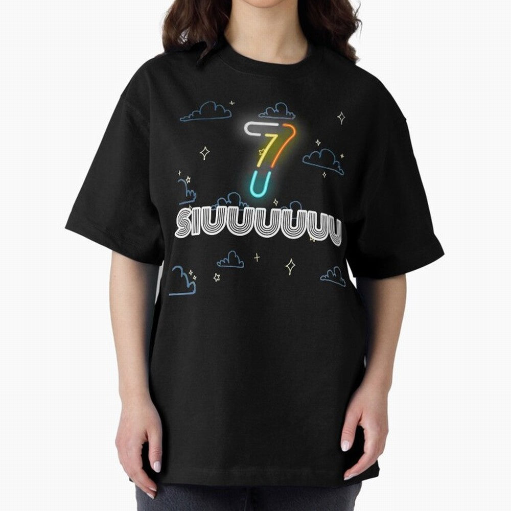 Siuuuuuu 7 CR7 goal funny Oversized T-Shirt Treasure FIFA World Cup 2026 USA Canada Mexico Celebrating CR7 and Messi, France Energy, Stadium Chants, National Pride, Trophy Dreams and Unforgettable Football Memories; Perfect for People Who Love