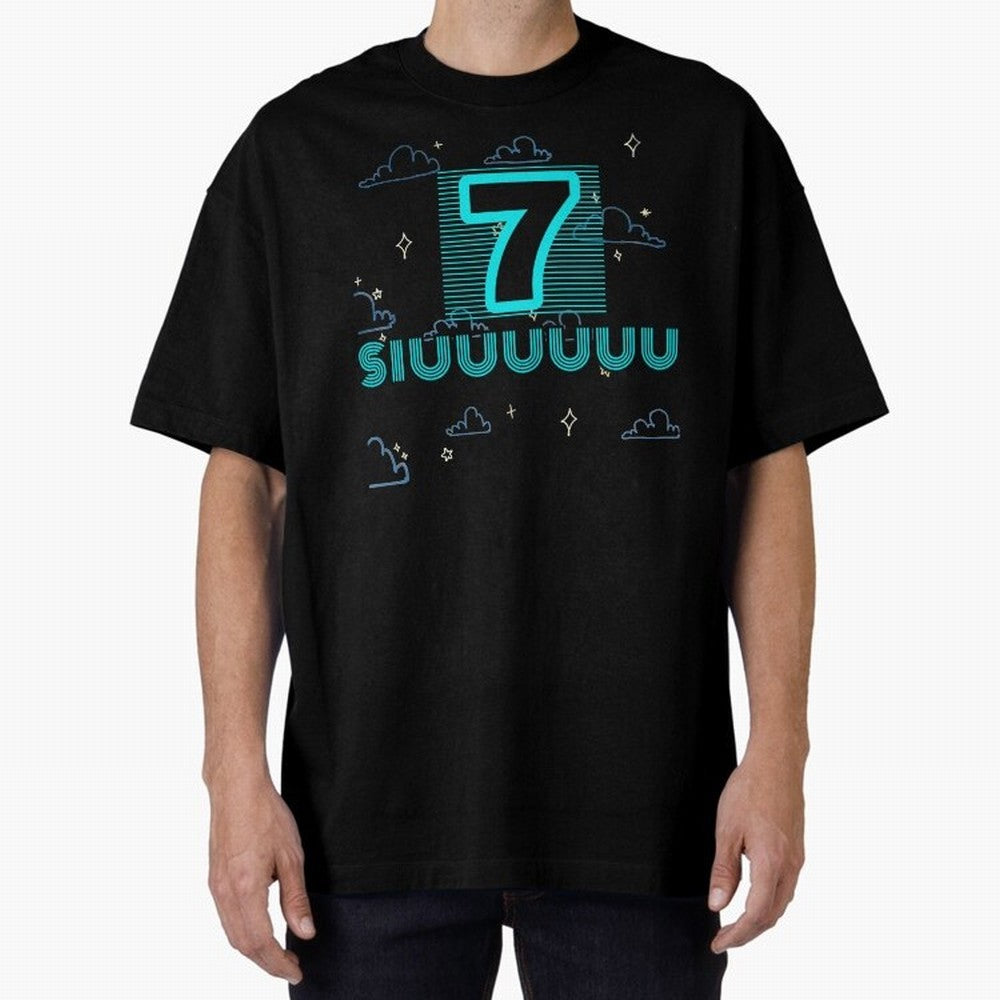 Siuuuuu 7 Cristiano ronaldo Oversized T-Shirt Spotlight FIFA World Cup 2026 USA Canada Mexico Spirit, Capturing France, Neymar, Championship Spirit, Famous Goals, Roaring Crowds and International Football Unity; Built for Supporters Chasing Trophy