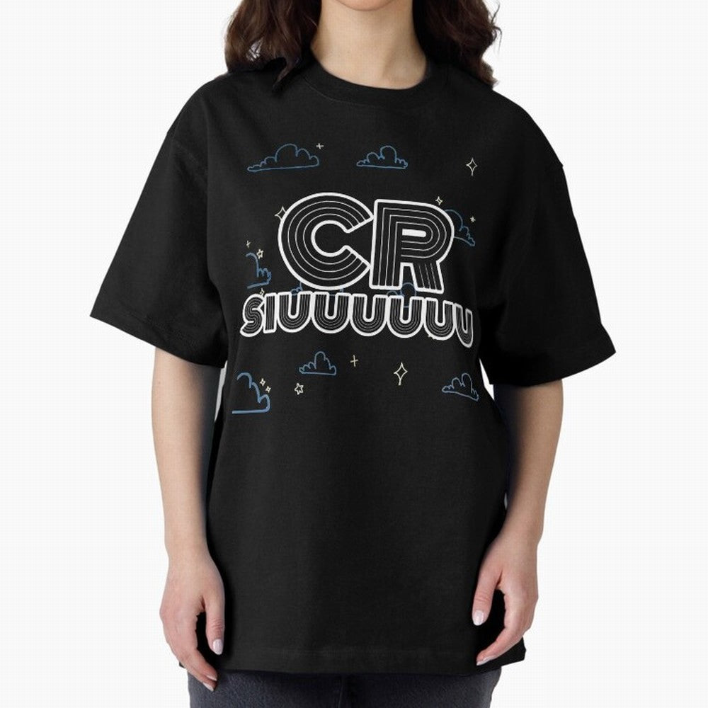 Siuuu 7 CR7 goal funny Oversized T-Shirt Show Your Tournament Heart for FIFA World Cup 2026 USA Canada Mexico Spirit, Connected to Argentina and Brazil, Cristiano Ronaldo, Vintage Soccer Flavor, Modern Football Stars, National Flags and Final Night