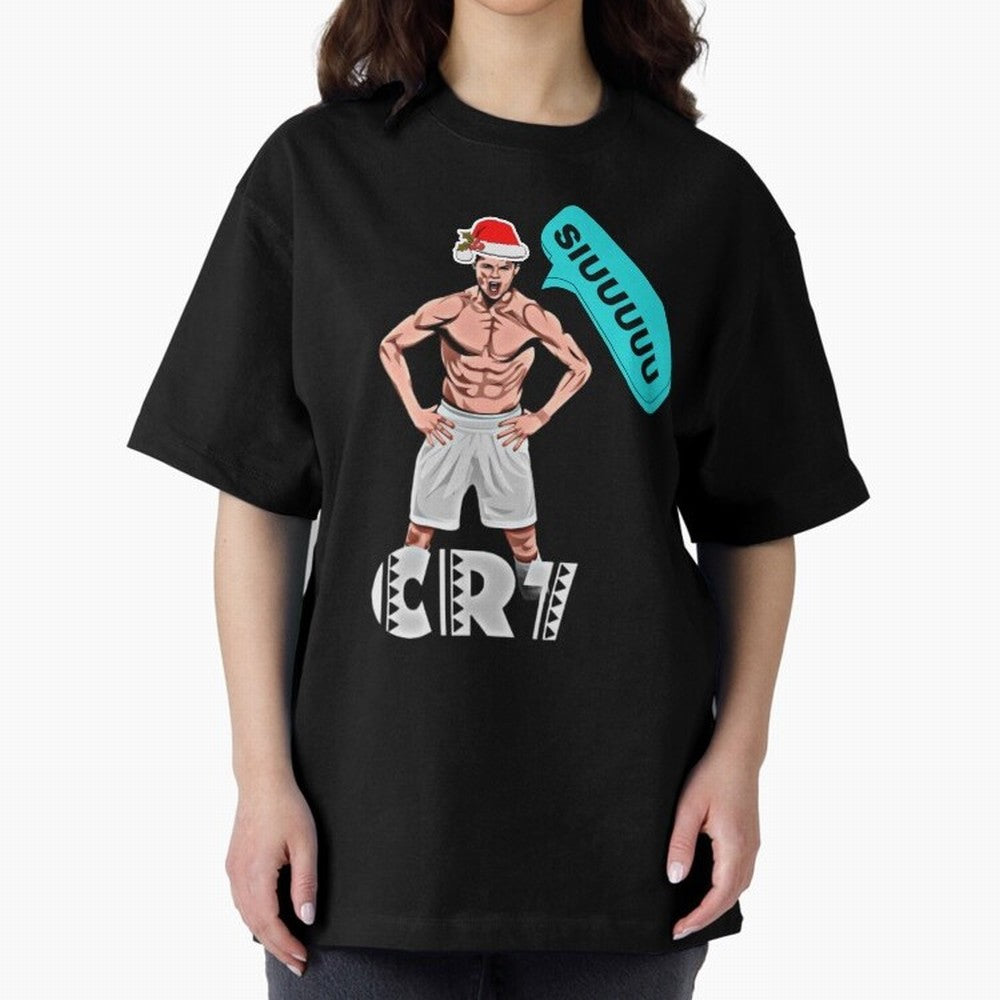 Siuuu Cristiano ronaldo Oversized T-Shirt Join FIFA World Cup 2026 Group Stage Spirit, Driven by Portugal, Spain and Germany, Mbappe, Stadium Memories, Football Loyalty, International Chants and Championship Tradition; Made for Die Hard Supporters,