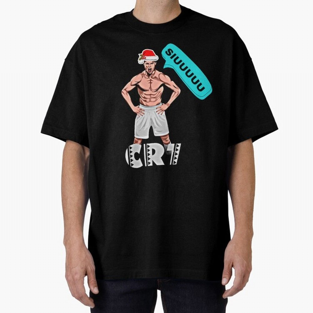 Siuuu Cristiano ronaldo Oversized T-Shirt Join FIFA World Cup 2026 Group Stage Spirit, Driven by Portugal, Spain and Germany, Mbappe, Stadium Memories, Football Loyalty, International Chants and Championship Tradition; Made for Die Hard Supporters,