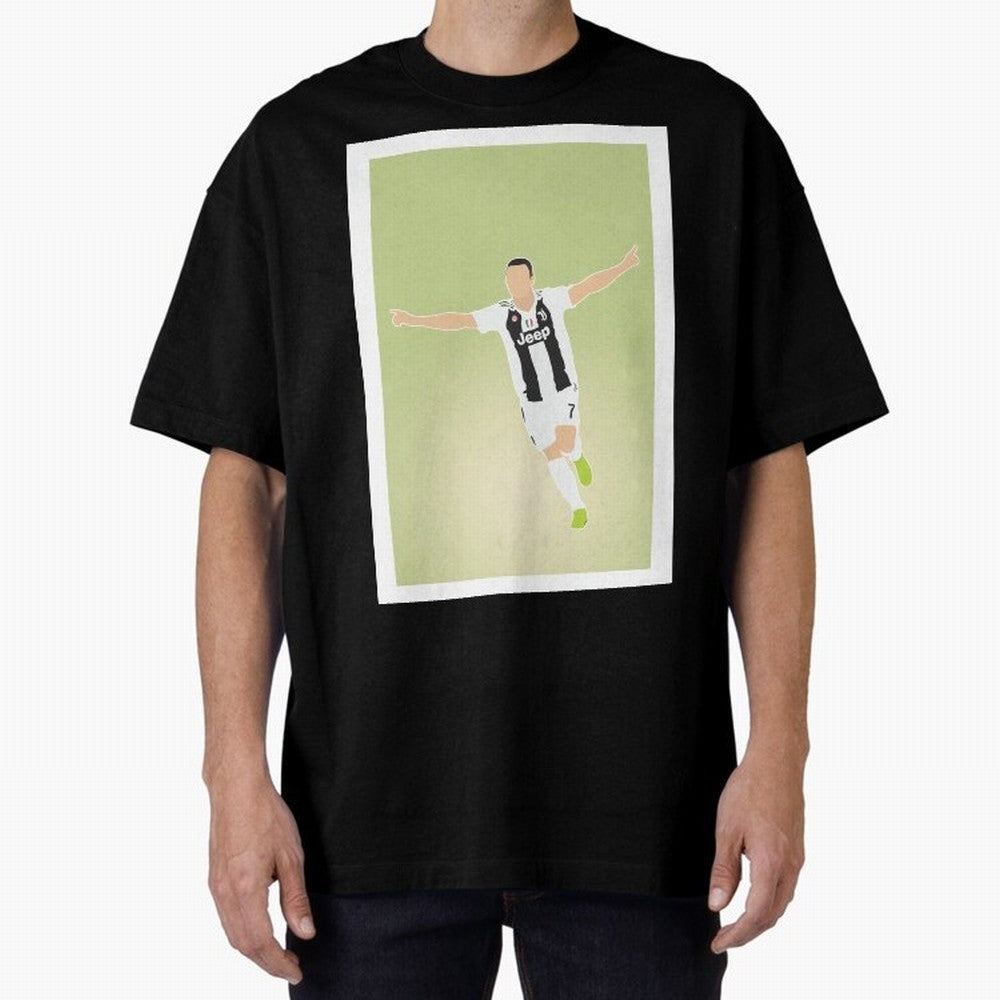 CRISTIANO RONALDO Oversized T-Shirt Keep the Legacy of FIFA World Cup 2026 Group Stage for Fans of CR7 and Messi and Brazil, Bringing Tournament Hype, Historic Matchups, Family Viewing Parties and Global Sports Pride; Perfect for Supporters Who