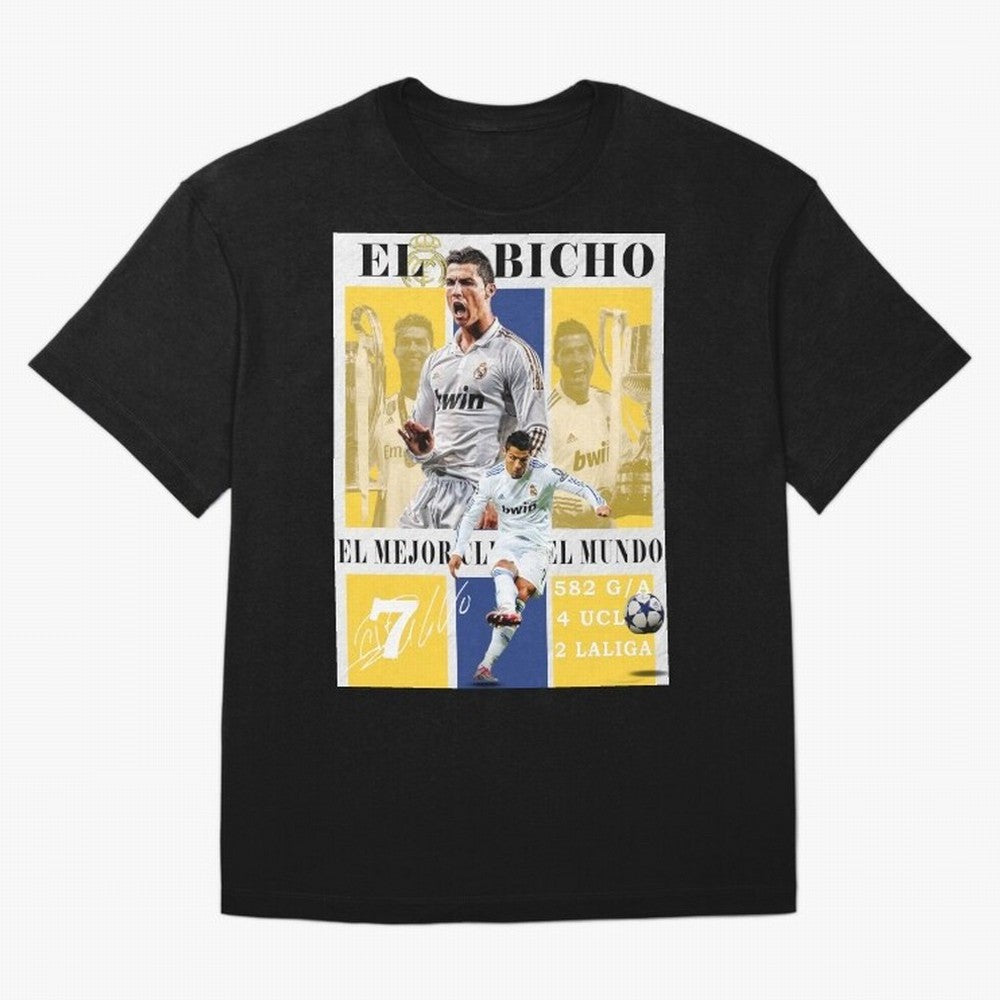 Cristiano Ronaldo Real Madrid Wall Art Oversized T-Shirt Share the Excitement of FIFA World Cup 2026 Spirit, Built around Germany, Cristiano Ronaldo, Haaland and CR7, Stadium Chants, National Pride, Trophy Dreams and Unforgettable Football