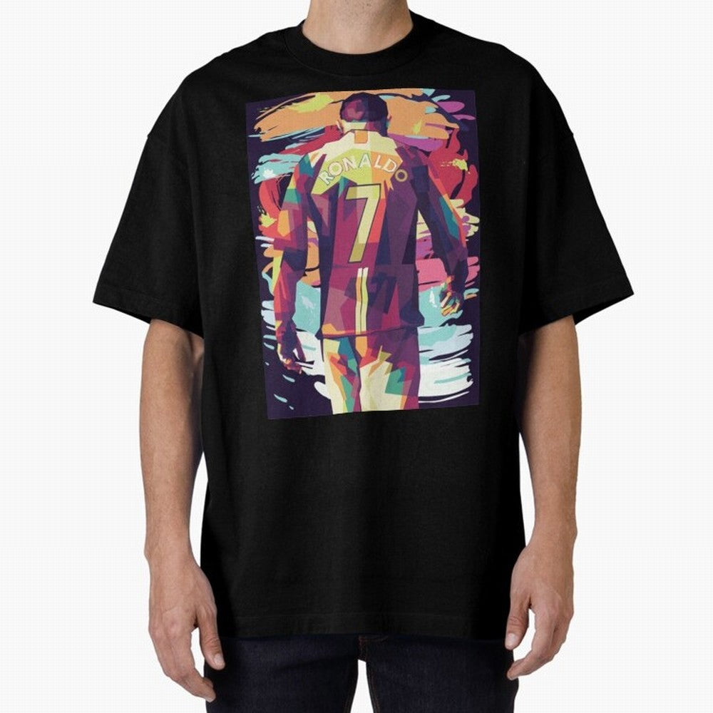 Cristiano Ronaldo Manchester United Cristiano Ronaldo Oversized T-Shirt Experience Match Day Hype around FIFA World Cup 2026 USA Canada Mexico, Haaland and Mbappe, Brazil, Supporter Pride, Iconic Celebrations, Legendary Names and Global Match Day