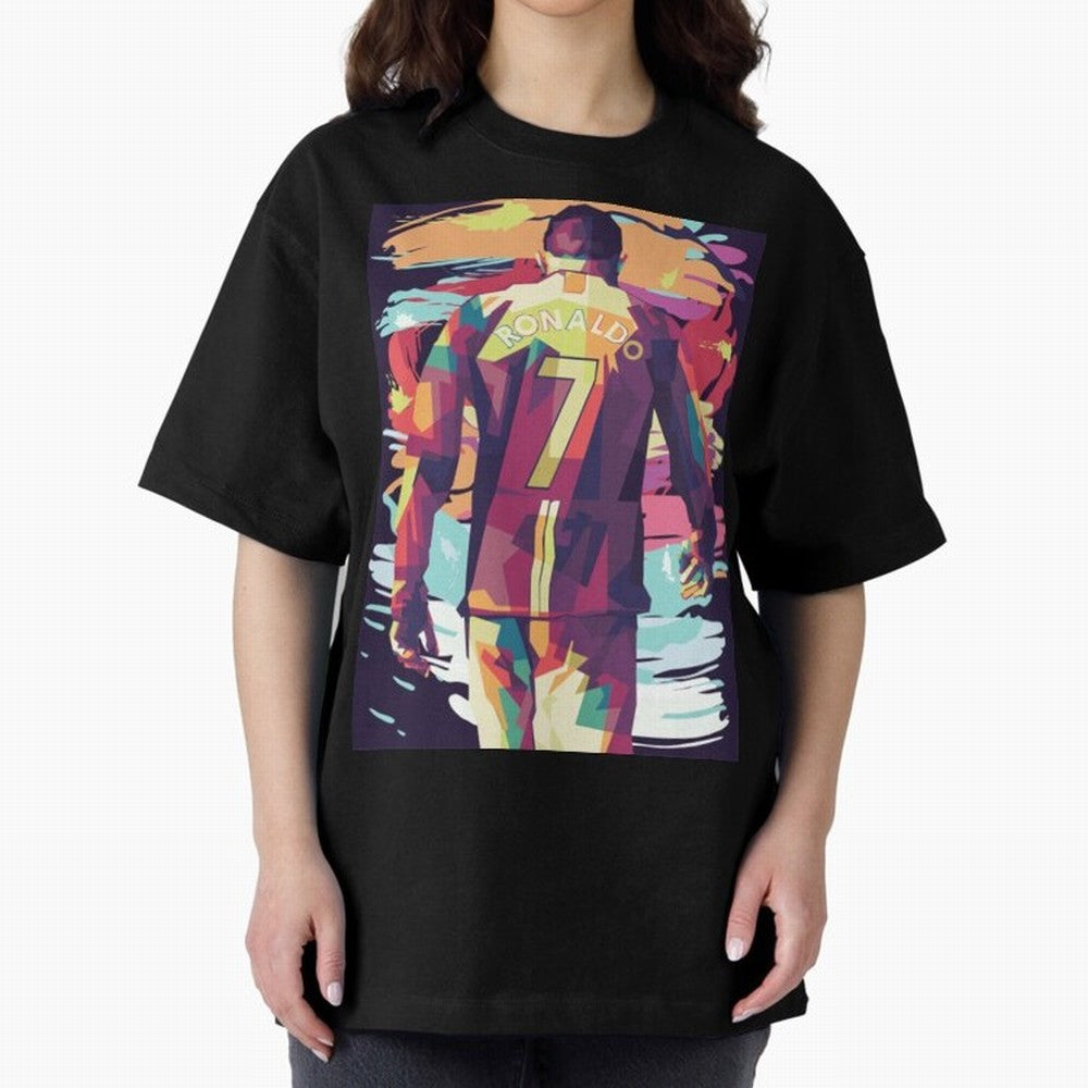 Cristiano Ronaldo Manchester United Cristiano Ronaldo Oversized T-Shirt Experience Match Day Hype around FIFA World Cup 2026 USA Canada Mexico, Haaland and Mbappe, Brazil, Supporter Pride, Iconic Celebrations, Legendary Names and Global Match Day