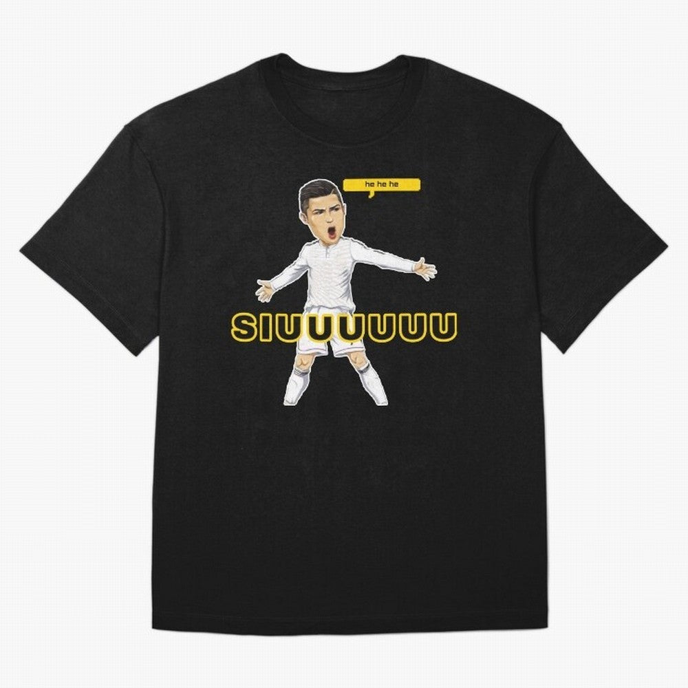 hehehe suiii cristiano ronaldo goal Oversized T-Shirt Celebrate the Road through Global Football Passion for FIFA World Cup 2026 Group Stage, Capturing Neymar, Haaland and Cristiano Ronaldo, England and Germany, Football History, Final Match