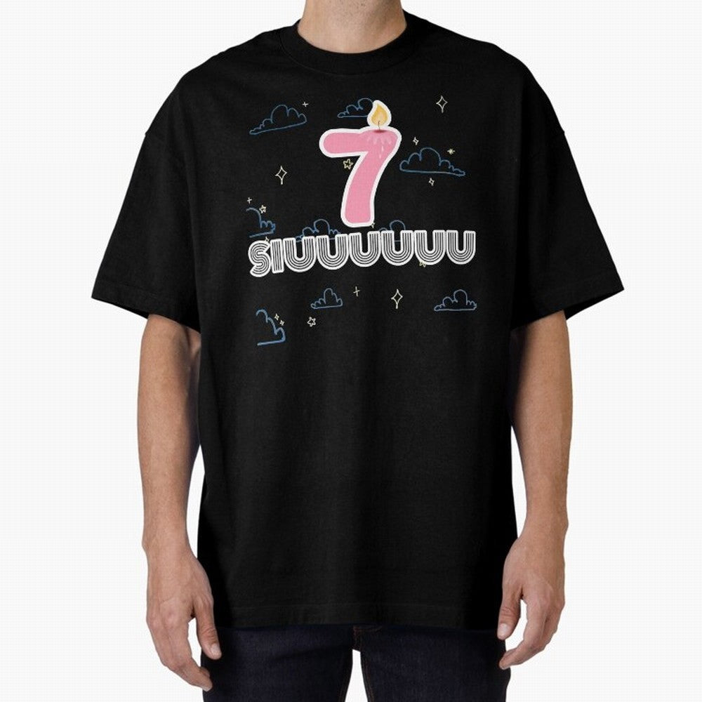 Siuuu 7 Cristiano ronaldo Oversized T-Shirt Feel the FIFA World Cup 2026 USA Canada Mexico Journey through Messi, CR7 and Mbappe Highlights, Portugal, Spain and Germany Pride, Soccer Culture, Superstar Moments, National Team Dreams and Competitive