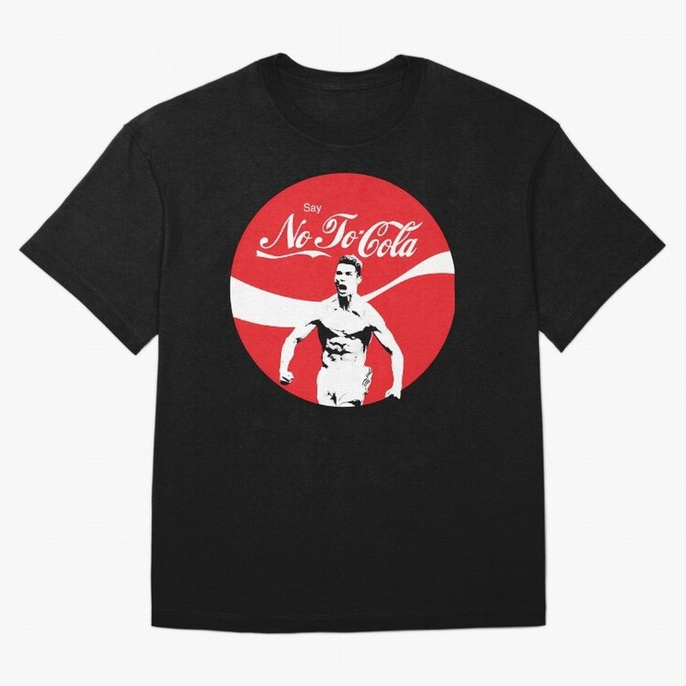 Cristiano Ronaldo - Say No To Cola Oversized T-Shirt Bring World Football Passion into Global Football Passion for FIFA World Cup 2026 USA Canada Mexico, Centered on Mbappe, France and Portugal, Football Passion, Legendary Performances, Festival