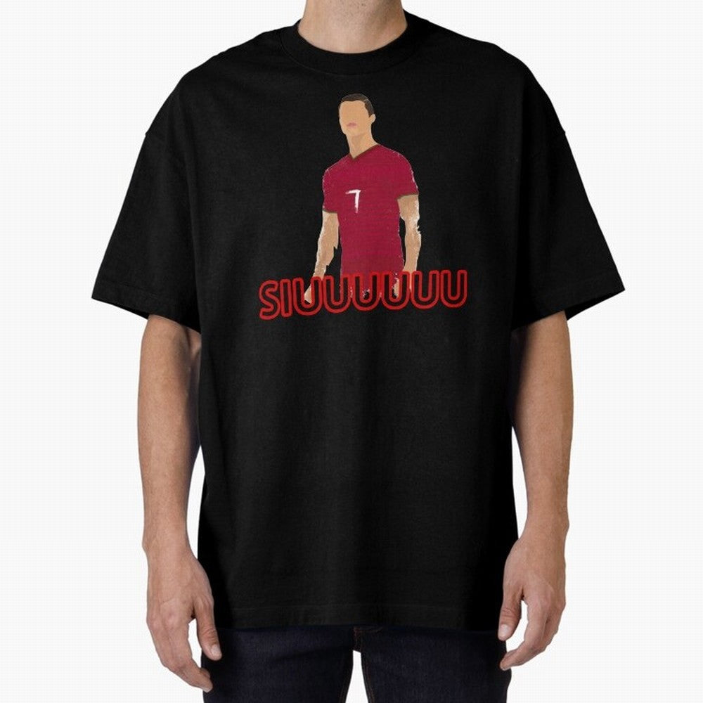 Siuuu Cristiano ronaldo goal Oversized T-Shirt Make Your Look Match the FIFA World Cup 2026 Group Stage Journey through Messi, CR7 and Mbappe Highlights, France Pride, Football History, Final Match Energy, Crowd Noise and Once in a Lifetime