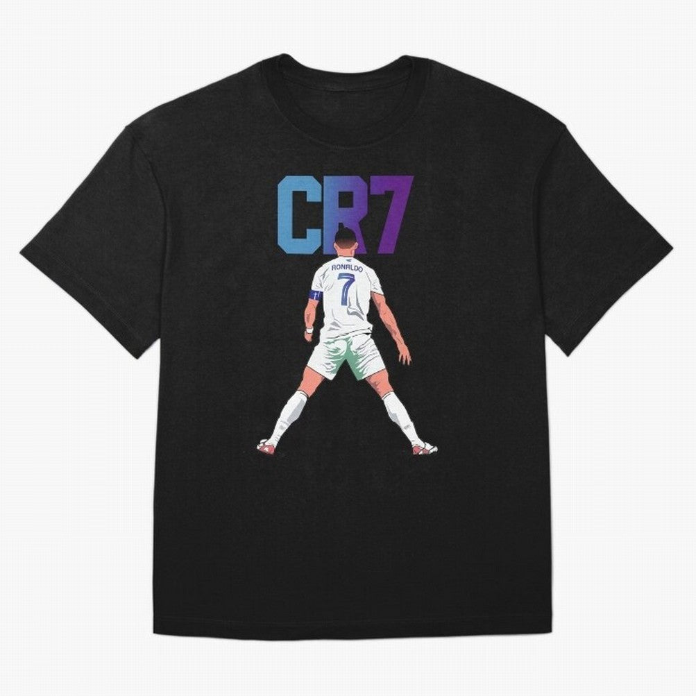 CR7 Oversized T-Shirt Bring Retro Soccer Energy to FIFA World Cup 2026 Spirit, Filled with England, Messi, Stadium Chants, National Pride, Trophy Dreams and Unforgettable Football Memories; Created for Match Day Parties, Soccer Gifts, Fan Photos,