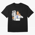 Ronaldo Throphy Oversized T-Shirt Celebrate Soccer Greatness during Match Day Hype around FIFA World Cup 2026 USA Canada Mexico, Cristiano Ronaldo, Haaland and CR7, Netherlands, Game Day Rituals, Football Legends, Country Pride and the Road to the