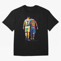 Cristiano Ronaldo & Messi Oversized T-Shirt Live for the Drama of FIFA World Cup 2026 Built around Messi, Neymar and Mbappe, Brazil Energy, Football Passion, Legendary Performances, Festival Vibes and Supporter Community; Great for Watch Parties,