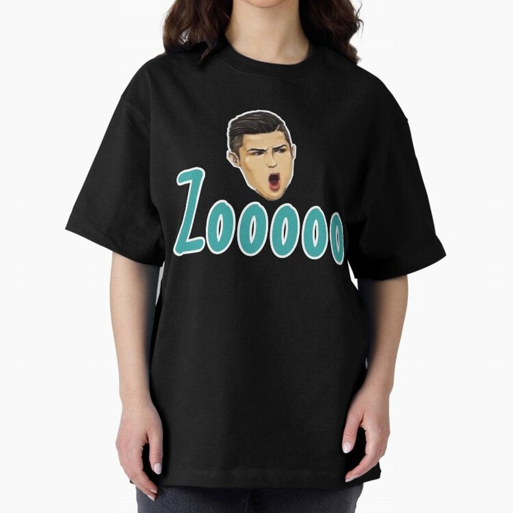 Zoooo funy CR7 goal suiii Oversized T-Shirt Represent Football Lovers during FIFA World Cup 2026 Group Stage Featuring Cristiano Ronaldo, Argentina, France and Brazil Energy, Football History, Final Match Energy, Crowd Noise and Once in a Lifetime