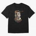 Cristiano Ronaldo Multicolor GOAT Oversized T-Shirt Show Your Stadium Side during Match Day Hype around FIFA World Cup 2026, Messi, CR7 and Mbappe, England, France and Netherlands, Goal Celebration Energy, Supporter Heritage, Football Icons and