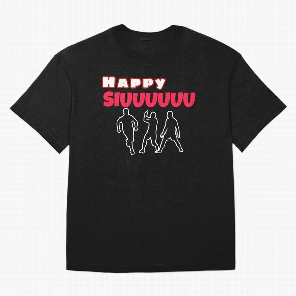 Happy siuuu CR7 goal Oversized T-Shirt Treasure FIFA World Cup 2026 USA Canada Mexico Celebrating CR7 and Messi, France Energy, Stadium Chants, National Pride, Trophy Dreams and Unforgettable Football Memories; Perfect for People Who Love