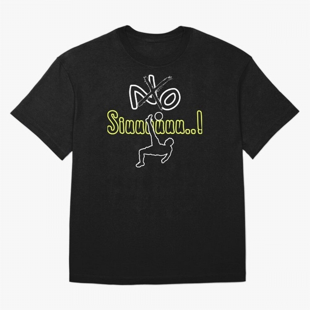 No SIUUU Cristiano ronaldo suiii Oversized T-Shirt Wear the Spirit of Global Football Passion for FIFA World Cup 2026 USA Canada Mexico, Centered on Messi and Cristiano Ronaldo, France and Portugal, Football Passion, Legendary Performances,