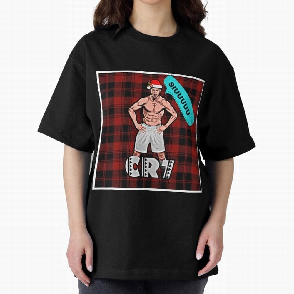 Siuuu Cristiano ronaldo goal Oversized T-Shirt Bring Retro Soccer Energy to Global Football Passion for FIFA World Cup 2026 Group Stage, Inspired by Mbappe, Spain and Netherlands, Soccer Culture, Superstar Moments, National Team Dreams and