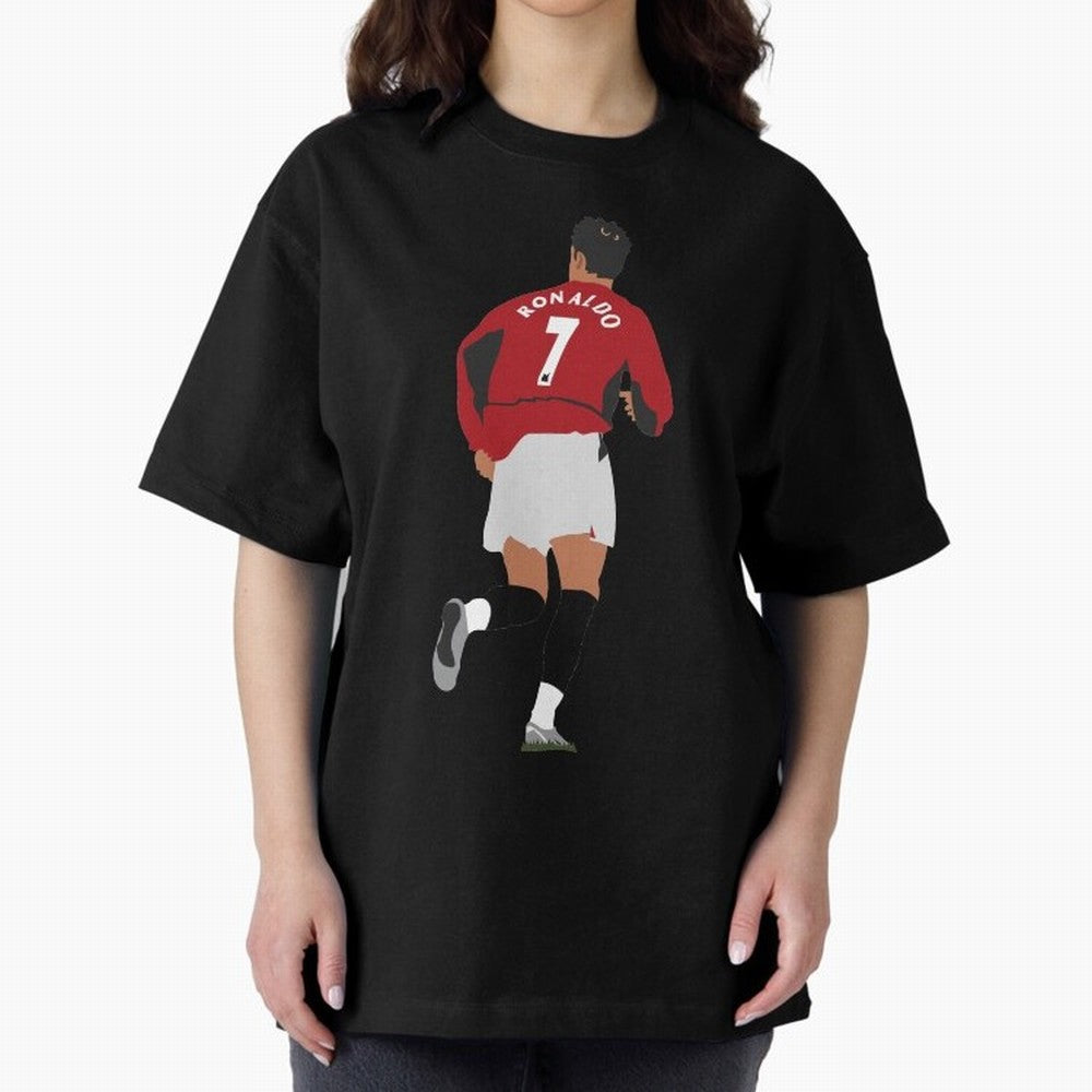 Ronaldo - Man Utd - 2004 Oversized T-Shirt Celebrate Rivalries and Pride in FIFA World Cup 2026 USA Canada Mexico for Fans of Messi and Cristiano Ronaldo and Argentina, Bringing Football History, Final Match Energy, Crowd Noise and Once in a