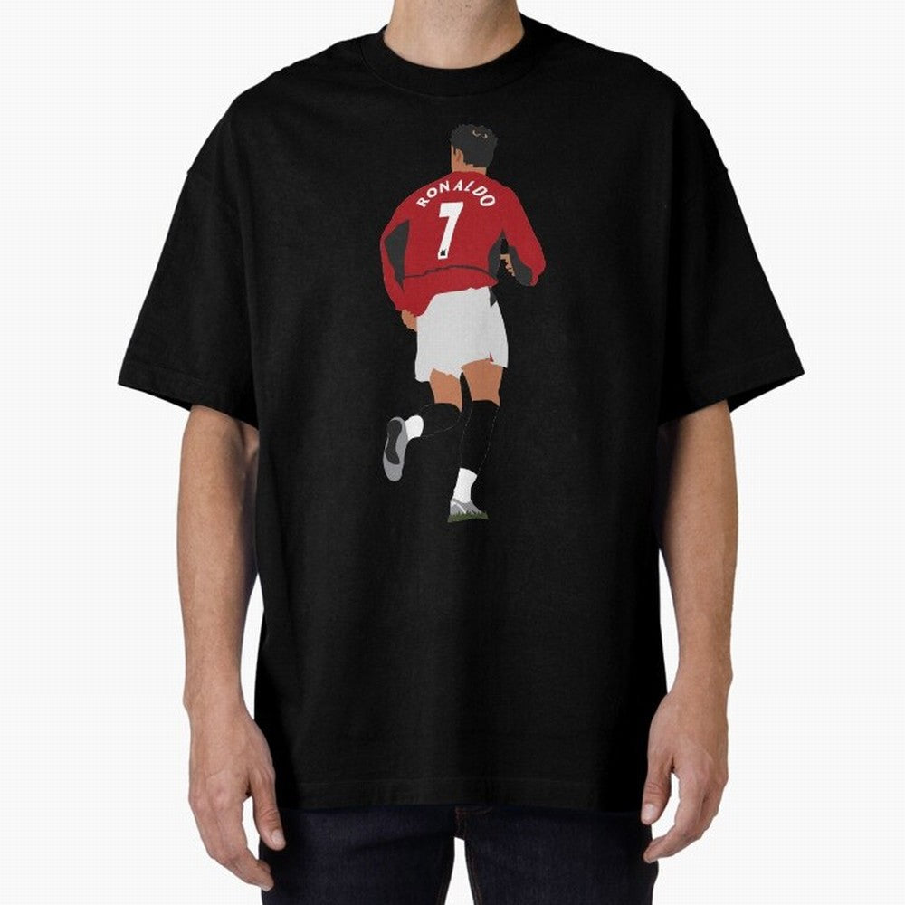 Ronaldo - Man Utd - 2004 Oversized T-Shirt Celebrate Rivalries and Pride in FIFA World Cup 2026 USA Canada Mexico for Fans of Messi and Cristiano Ronaldo and Argentina, Bringing Football History, Final Match Energy, Crowd Noise and Once in a
