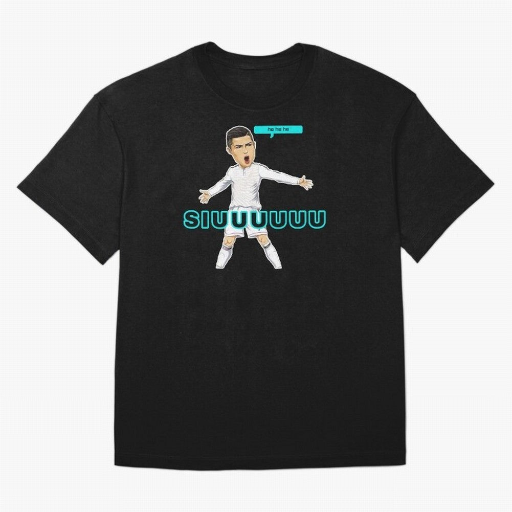Hehehe siuuu Oversized T-Shirt Remember Match Day Hype around FIFA World Cup 2026 Group Stage, Mbappe, Brazil, Vintage Soccer Flavor, Modern Football Stars, National Flags and Final Night Emotion; Ideal for Football Dads, Football Moms, Friends,