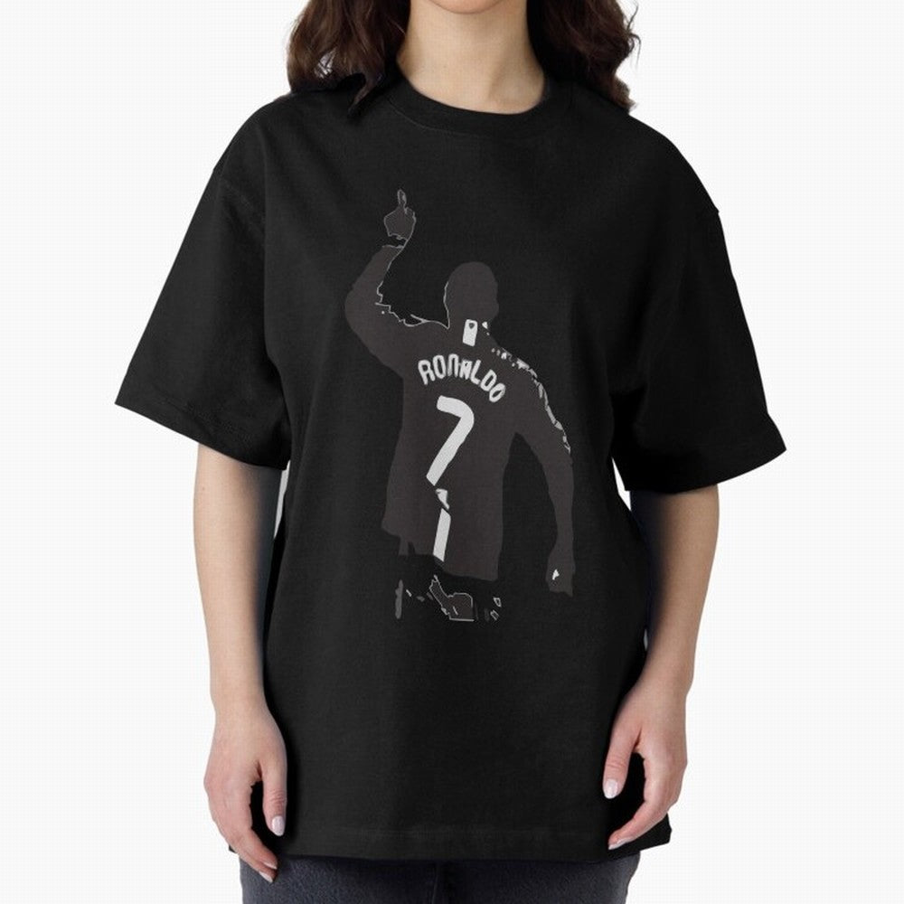 Cristiano Ronaldo 1 Oversized T-Shirt Experience the Global Stage of FIFA World Cup 2026 USA Canada Mexico Capturing Messi and Cristiano Ronaldo, Brazil, Portugal and Argentina Energy, Fan Favorite Moments, National Team Passion, Big Match Drama